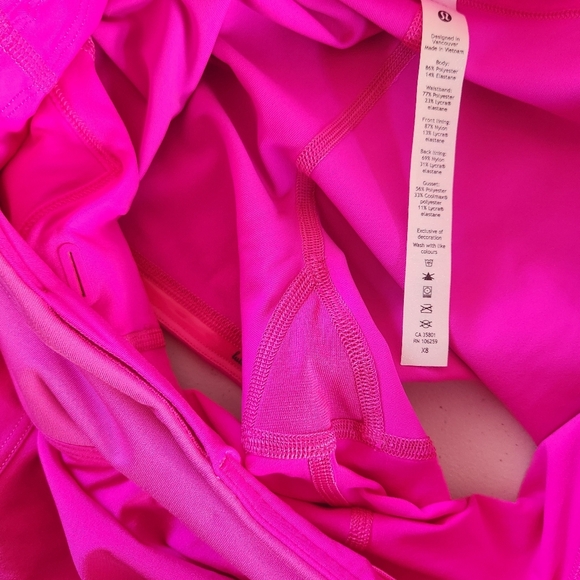 Lululemon Essential High Rise Running Skirt Long Pow Pink Size 8 Activewear Gym - Picture 10 of 13